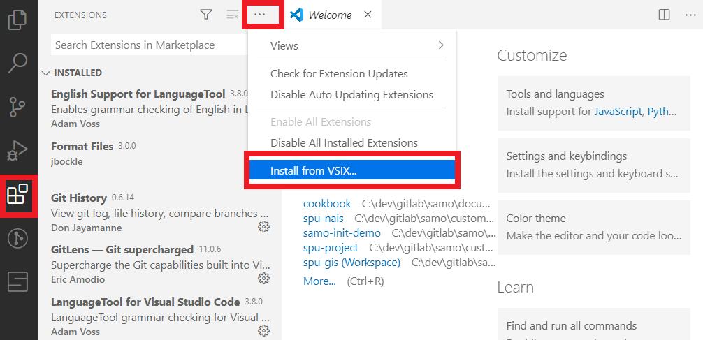 Load Extension