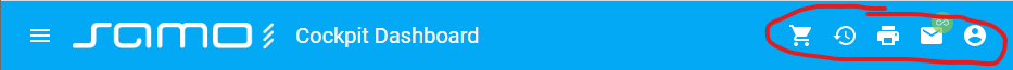 application toolbar