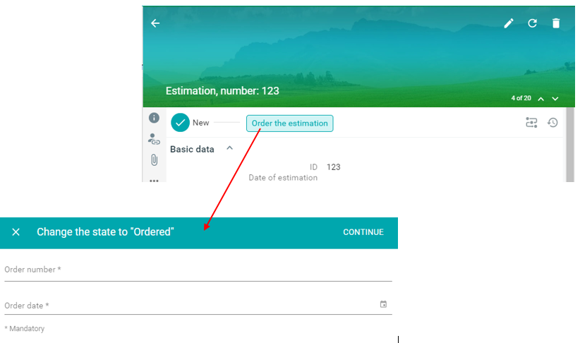 Change State and Edit Data
