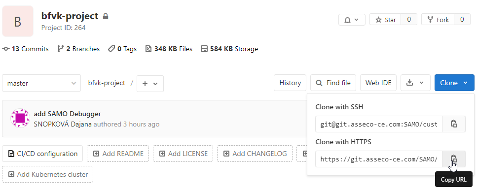 Clone with HTTPS