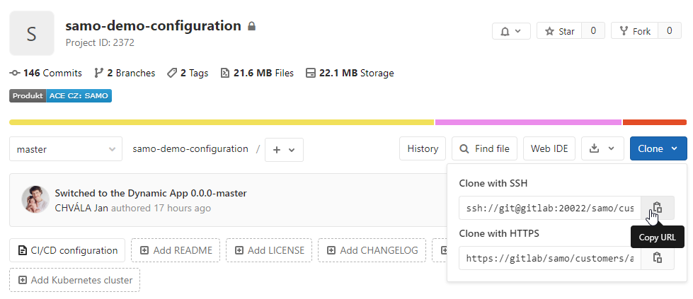 Clone with SSH