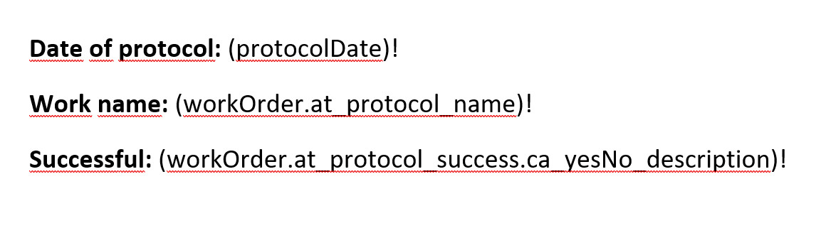 Ribbon setup