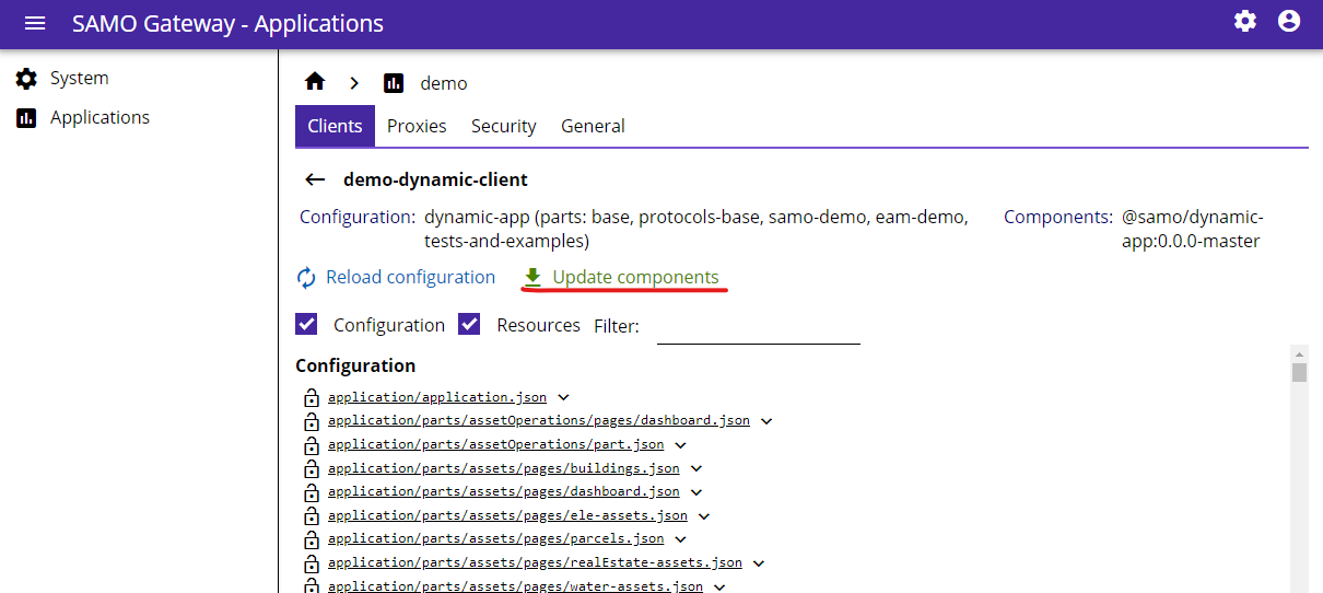 Update Components